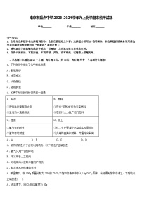 南京市重点中学2023-2024学年九上化学期末统考试题含答案