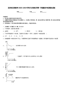 北京延庆县联考2023-2024学年九年级化学第一学期期末考试模拟试题含答案