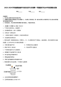 2023-2024学年福建省南平市名校化学九年级第一学期期末学业水平测试模拟试题含答案