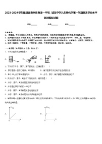 2023-2024学年福建省泉州市泉港一中学、城东中学九年级化学第一学期期末学业水平测试模拟试题含答案