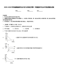 2023-2024学年福建福州市台江区九年级化学第一学期期末学业水平测试模拟试题含答案