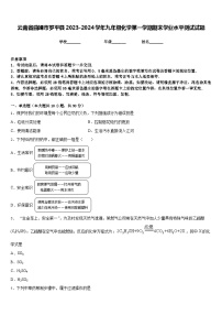 云南省曲靖市罗平县2023-2024学年九年级化学第一学期期末学业水平测试试题含答案