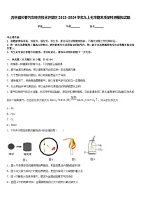 吉林省长春汽车经济技术开发区2023-2024学年九上化学期末质量检测模拟试题含答案