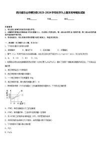 四川省乐山市犍为县2023-2024学年化学九上期末统考模拟试题含答案