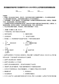 四川省南充市高坪区江东初级中学2023-2024学年九上化学期末质量检测模拟试题含答案