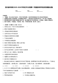 四川省岳池县2023-2024学年化学九年级第一学期期末教学质量检测模拟试题含答案