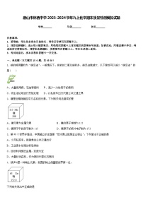 唐山市林西中学2023-2024学年九上化学期末质量检测模拟试题含答案