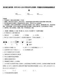 四川省万源市第一中学2023-2024学年化学九年级第一学期期末质量跟踪监视模拟试题含答案