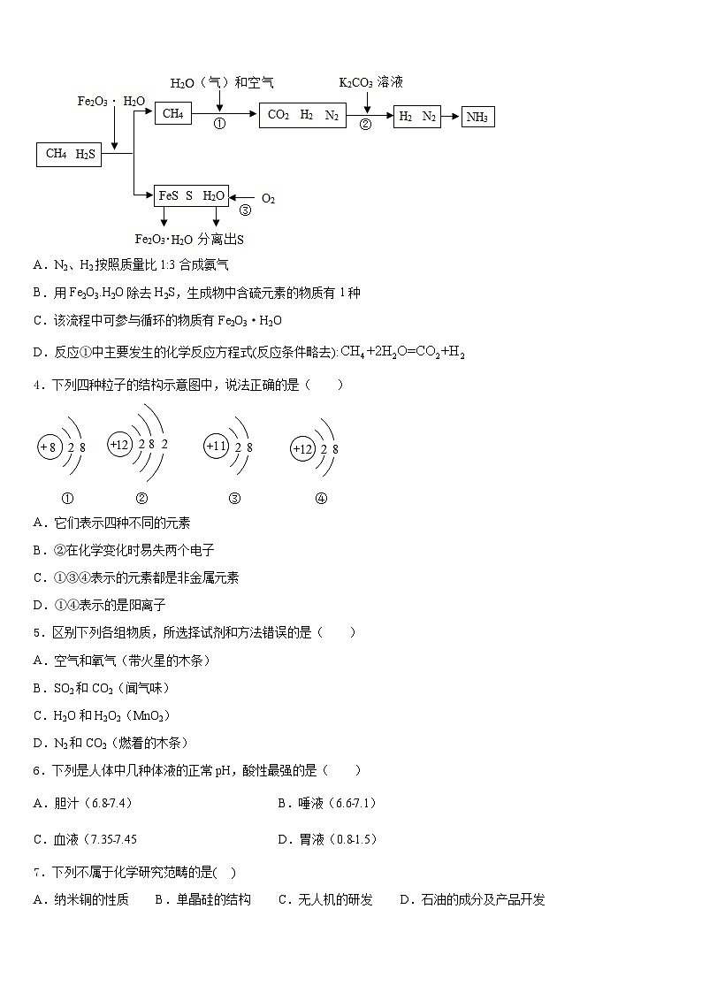 天津市2023-2024学年化学九年级第一学期期末经典模拟试题含答案第2页