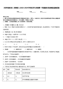 天津市部分区（蓟州区）2023-2024学年化学九年级第一学期期末质量跟踪监视试题含答案