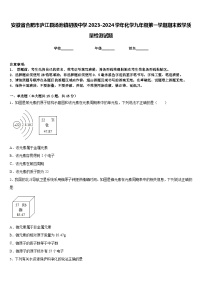 安徽省合肥市庐江县汤池镇初级中学2023-2024学年化学九年级第一学期期末教学质量检测试题含答案