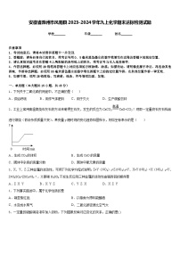 安徽省滁州市凤阳县2023-2024学年九上化学期末达标检测试题含答案