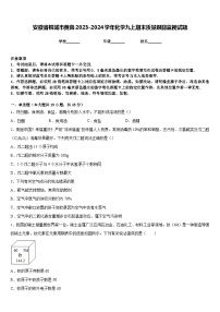 安徽省桐城市黄岗2023-2024学年化学九上期末质量跟踪监视试题含答案