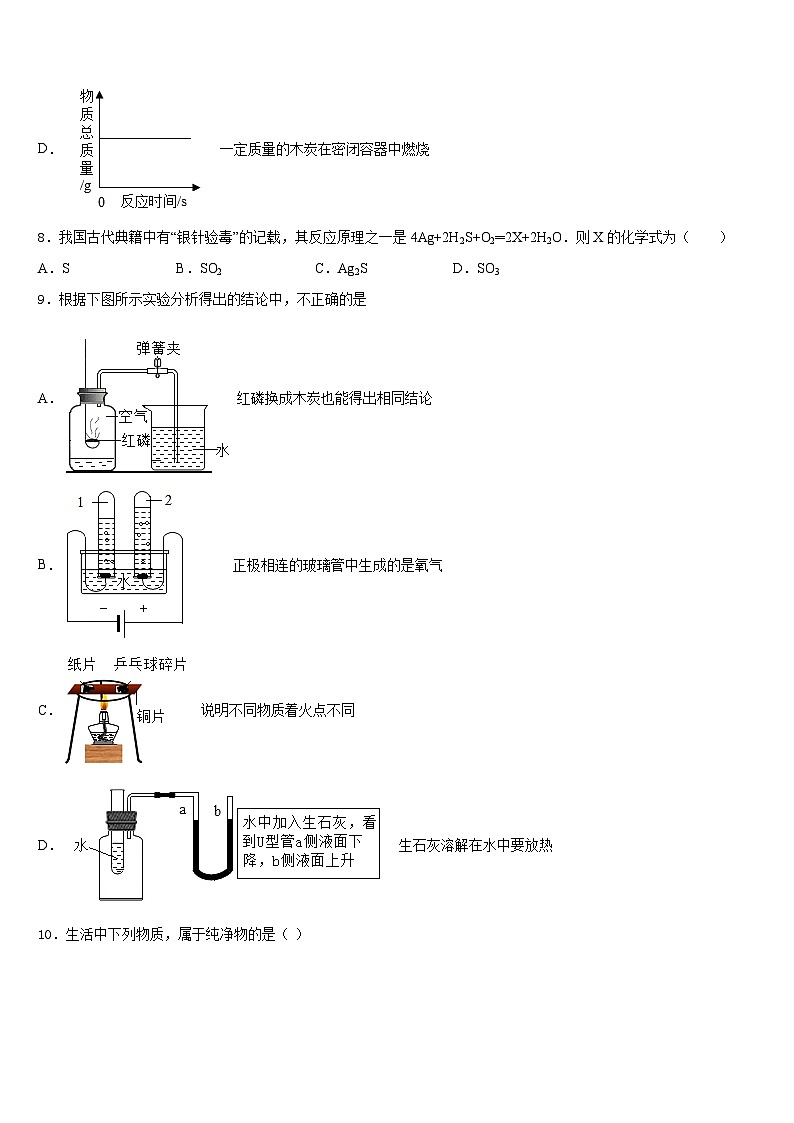 山东省临沂市罗庄区、河东区、高新区三区2023-2024学年化学九上期末达标检测试题含答案第3页
