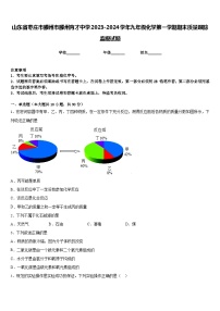 山东省枣庄市滕州市滕州育才中学2023-2024学年九年级化学第一学期期末质量跟踪监视试题含答案