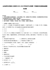 山东省枣庄峄城区六校联考2023-2024学年化学九年级第一学期期末质量跟踪监视模拟试题含答案