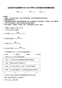 山东省济宁梁山县联考2023-2024学年九上化学期末质量检测模拟试题含答案