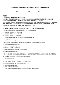 山东省淄博市沂源县2023-2024学年化学九上期末联考试题含答案