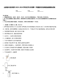 山西省吕梁汾阳市2023-2024学年化学九年级第一学期期末质量跟踪监视模拟试题含答案