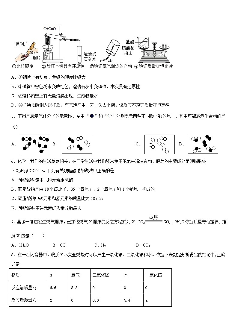 山西省吕梁市名校2023-2024学年九上化学期末复习检测试题含答案第2页