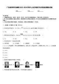 广东省东莞市石碣镇2023-2024学年九上化学期末学业质量监测模拟试题含答案