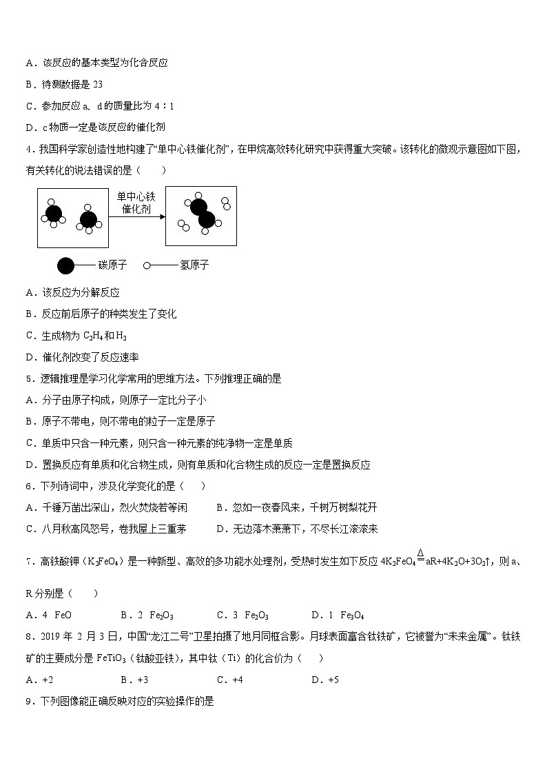 广东省佛山禅城区七校联考2023-2024学年化学九年级第一学期期末质量跟踪监视模拟试题含答案02