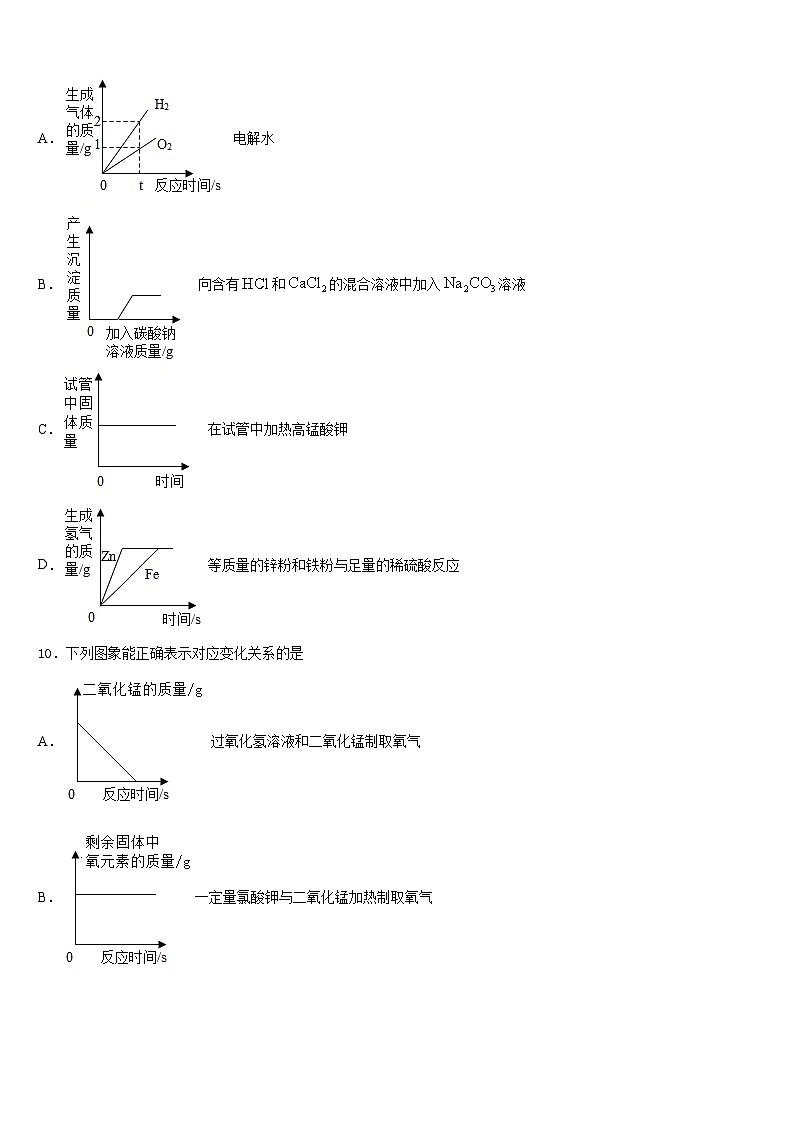 广东省佛山禅城区七校联考2023-2024学年化学九年级第一学期期末质量跟踪监视模拟试题含答案03