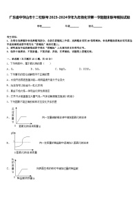 广东省中学山市十二校联考2023-2024学年九年级化学第一学期期末联考模拟试题含答案