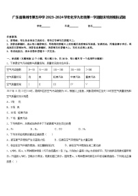 广东省惠州市第五中学2023-2024学年化学九年级第一学期期末检测模拟试题含答案