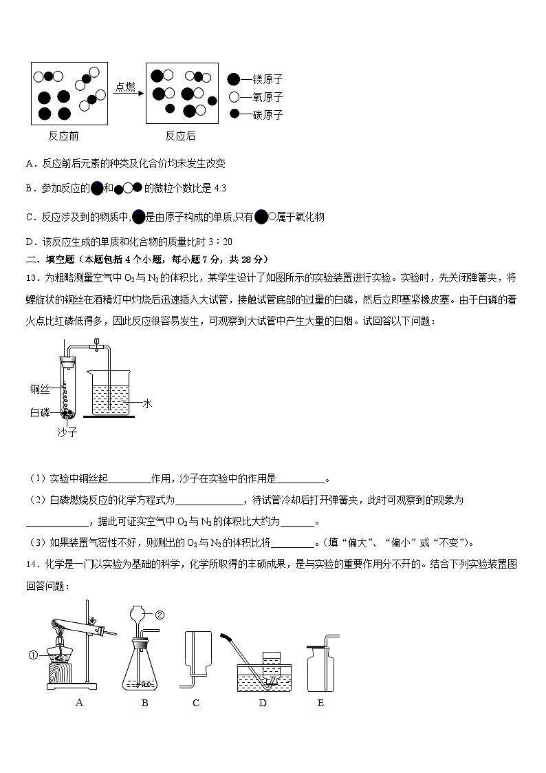广东省汕头市潮南区2023-2024学年九年级化学第一学期期末调研试题含答案第3页