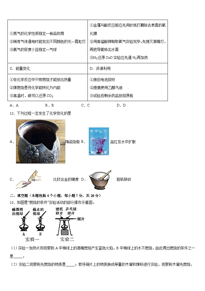 广东省茂名市电白区2023-2024学年九上化学期末复习检测试题含答案第3页