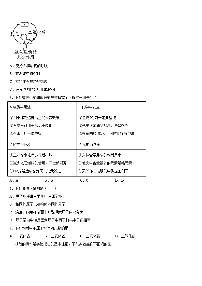 广东省珠海市香洲区2023-2024学年九年级化学第一学期期末质量检测试题含答案第2页