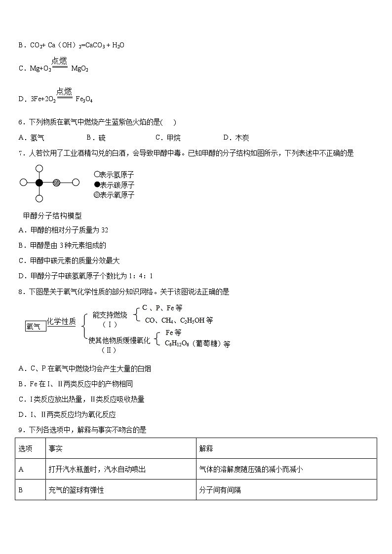 江苏省句容市2023-2024学年化学九上期末经典试题含答案第2页