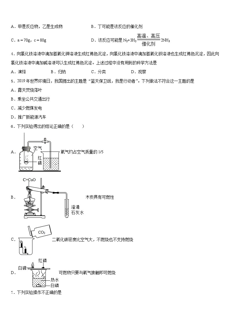 江苏省江都区周西中学2023-2024学年九上化学期末复习检测试题含答案第2页