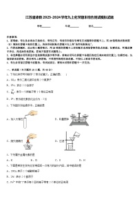 江苏省沛县2023-2024学年九上化学期末综合测试模拟试题含答案