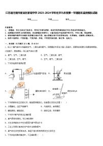 江苏省无锡市新吴区新城中学2023-2024学年化学九年级第一学期期末监测模拟试题含答案