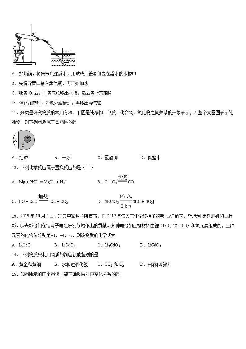 江西省南昌市2023-2024学年九上化学期末复习检测模拟试题含答案第3页