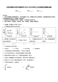 河北沧州泊头市苏屯初级中学2023-2024学年九上化学期末统考模拟试题含答案