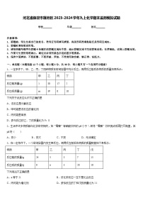 河北省保定市莲池区2023-2024学年九上化学期末监测模拟试题含答案