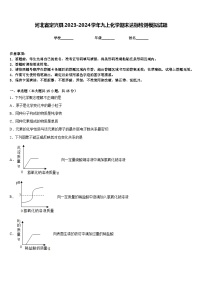 河北省定兴县2023-2024学年九上化学期末达标检测模拟试题含答案