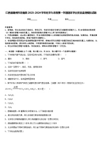 江西省赣州市定南县2023-2024学年化学九年级第一学期期末学业质量监测模拟试题含答案