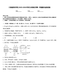 江西省育华学校2023-2024学年九年级化学第一学期期末监测试题含答案