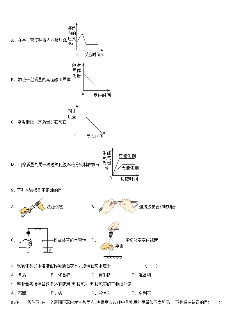 河南省2023-2024学年化学九上期末教学质量检测试题含答案第2页