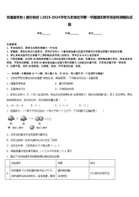 河南省各地（部分地区）2023-2024学年九年级化学第一学期期末教学质量检测模拟试题含答案