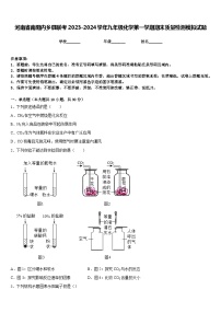 河南省南阳内乡县联考2023-2024学年九年级化学第一学期期末质量检测模拟试题含答案