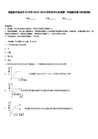 河南省平顶山市42中学2023-2024学年化学九年级第一学期期末复习检测试题含答案