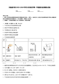 河南省叶县2023-2024学年九年级化学第一学期期末监测模拟试题含答案