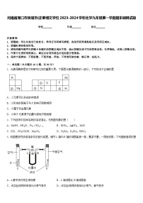 河南省周口市项城市(正泰博文学校2023-2024学年化学九年级第一学期期末调研试题含答案