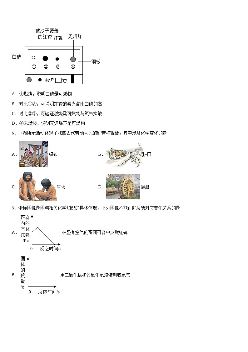 河南省林州市2023-2024学年化学九上期末达标检测模拟试题含答案第2页