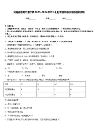 河南省洛阳市洛宁县2023-2024学年九上化学期末达标检测模拟试题含答案